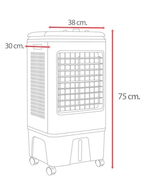 Enfriador evaporativo Stuka frío 15 L POLAR-2940CFM 127 V