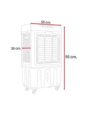 Enfriador evaporativo Stuka frío 48 L 4700CFM 127 V