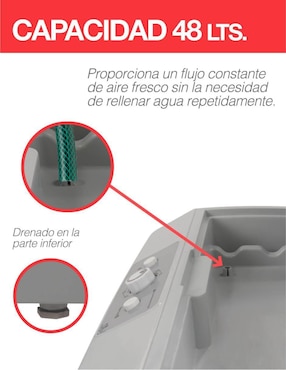 Enfriador evaporativo Stuka frío 48 L 4700CFM 127 V