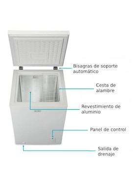 Congelador Black + Decker bcfk356 vertical 3.5 pies cúbicos