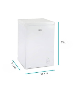Congelador Black + Decker bcfk356 vertical 3.5 pies cúbicos