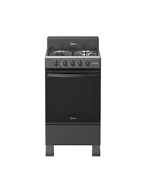 Estufa de piso a gas lp Midea Mastercook 49.3 cm MGS20FS1BIABB de 4 quemadores