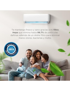 Aire acondicionado mini split Midea Frío y calor 18000 BTU MAS18H2AGS 220 V