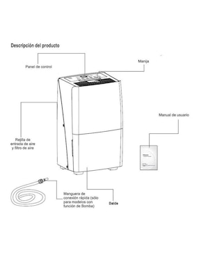 Deshumidificador eléctrico Ventdepot de 115 V
