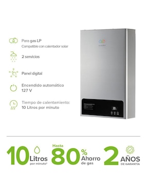 Calentador instantáneo Avera CM10 10 l gas LP