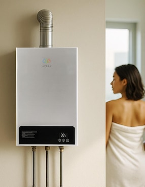 Calentador instantáneo Avera CM10NAT 10 l gas natural