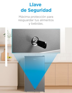 Frigobar Midea mdrd142fgm50 3 pies cúbicos
