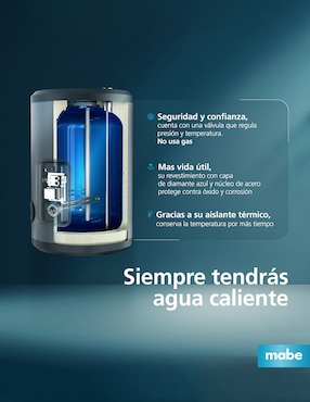 Calentador de depósito Mabe CDM80MPESD 80 L eléctrico