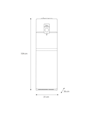 Dispensador de agua manual Midea