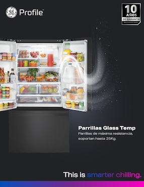 Refrigerador Bottom Mount GE Profile 22 pies cúbicos no frost y fábrica de hielo PWN22JEWCDS