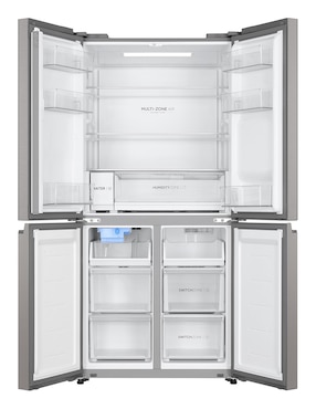Refrigerador bottom mount Haier 18 pies cúbicos con tecnología inverter, no frost y fábrica de hielo htm507jmlss0