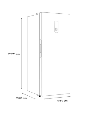 Refrigerador dúplex Haier 16 pies cúbicos con tecnología inverter, no frost y fábrica de hielo GEMH500PDRSS0