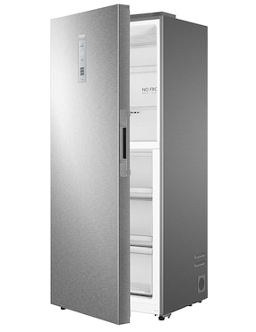 Refrigerador dúplex Haier 16 pies cúbicos con tecnología inverter, no frost y fábrica de hielo GEMH500PDRSS0