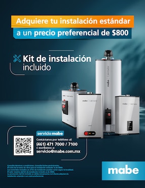 Calentador instantáneo Mabe CIM063SLP 6 L Gas LP