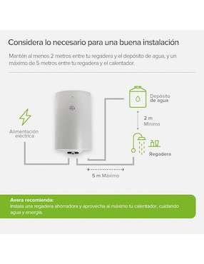Calentador de depósito Avera c50le 50 l eléctrico