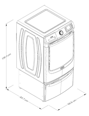 Lavadora Maytag Maytag Pets 23 kg automática carga frontal CP_7MMFW7020RU