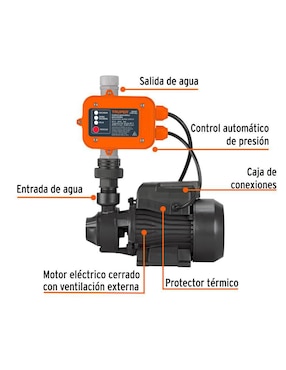 Bomba de agua periférica Truper 1/2 HP