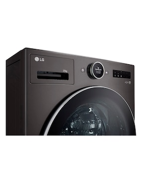Combo lavadora + secadora LG eléctrico 25 kg WM25BFXS.DF22BFXS6B