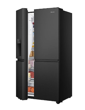 Refrigerador dúplex Hisense 22 pies cúbicos inverter y no frost y fábrica de hielo RS22N6IBX