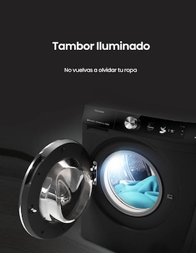 Lavasecadora Hisense eléctrica 16 kg 10 kg WD7S1647BB