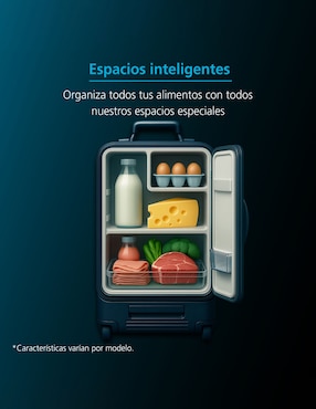 Refrigerador top mount Mabe 15 pies cúbicos no frost RMS400IVMRP0