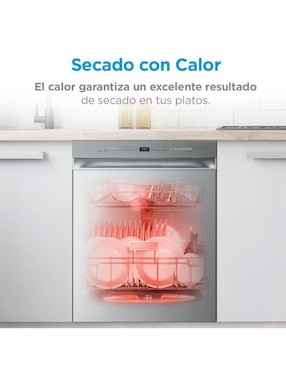 Lavavajillas de empotre Midea 14 servicios MDWPS1401KSS