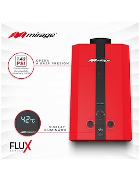 Calentador de paso Mirage MBF10BB 10 l gas lp