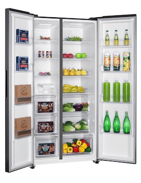 Refrigerador dúplex Mabe 24 pies cúbicos inverter y no frost MSM689LKLSS0