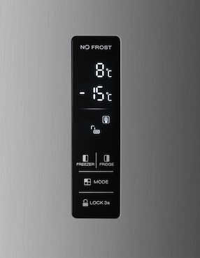 Refrigerador dúplex Mabe 24 pies cúbicos inverter y no frost MSM689LKLSS0