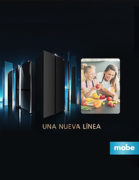 Refrigerador dúplex Mabe 24 pies cúbicos inverter y no frost MSM689LKLSS0
