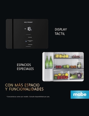Refrigerador dúplex Mabe 24 pies cúbicos no frost MSM689LKLBS0
