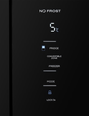 Refrigerador bottom mountno Mabe 21 pies cúbicos inverter no frost MTM600JKLBG0