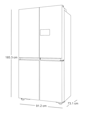Combo refrigerador french door Samsung 23 pies cúbicos inverter no frost y fábrica de hielos
F-RM90F6UN50U8 + Regalo Pantalla 50 pulgadas Crystal 4K Smart TV