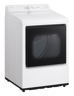 Secadora de gas natural/lp LG de 22 kg con 24 ciclos DT22EWTX