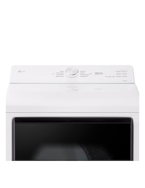 Secadora de gas natural/lp LG de 22 kg con 24 ciclos DT22EWTX