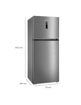 Refrigerador Top Mount Midea 15 pies cúbicos no frost fábrica de hielos MDRT580MTM46D