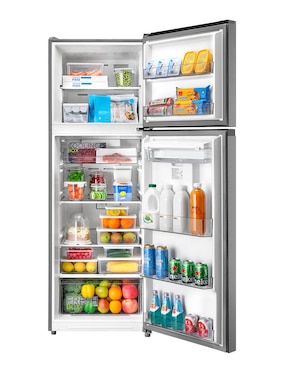 Refrigerador top mount Midea 12 pies cúbicos inverter y no frost y fábrica de hielo MDRT489MTM46WD