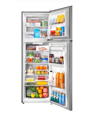 Refrigerador top mount midea 10 pies cúbicos no frost y fábrica de hielos MDT385MTM46WD
