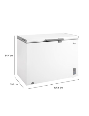 Congelador Midea MDRC411FZM01D horizontal 11 pies cúbicos