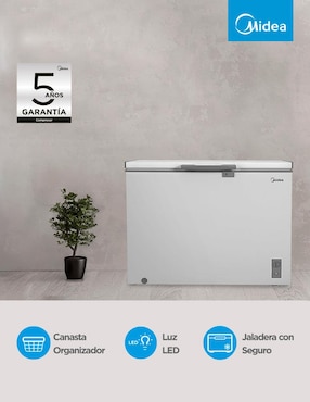 Congelador Midea MDRC411FZM01D horizontal 11 pies cúbicos