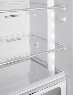 Refrigerador bottom mount Smeg 50´s style 13 pies cúbicos inverter no frost FAB32URPG3
