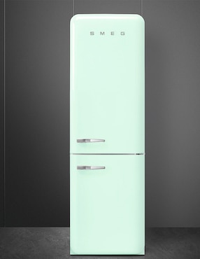 Refrigerador bottom mount Smeg 50´s style 13 pies cúbicos inverter no frost FAB32URPG3