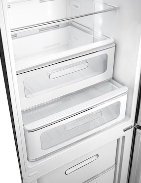 Refrigerador bottom mount Smeg 50´s style 13 pies cúbicos inverter no frost FAB32URPG3