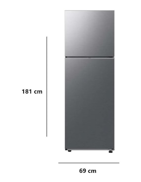 Refrigerador top mount Samsung 11 pies cúbicos inverter y no frost RT31DG5124S9