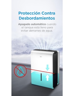 Deshumidificador eléctrico Midea de 110 V
