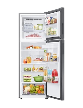Refrigerador top mount Samsung 11 pies cúbicos inverter no frost y fábrica de hielos RT31DG5224S9