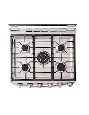 Combo estufa empotrable a gas natural/lp Lg 75.8 cm LRGL5840S.HCE23605S2 de 5 quemadores + campana