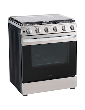 Estufa empotrable a gas LP Lg 75.8 cm LGRL5840S de 5 quemadores