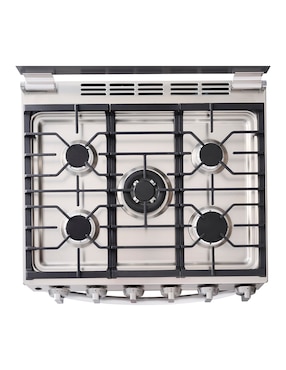 Estufa empotrable a gas LP Lg 75.8 cm LGRL5840S de 5 quemadores