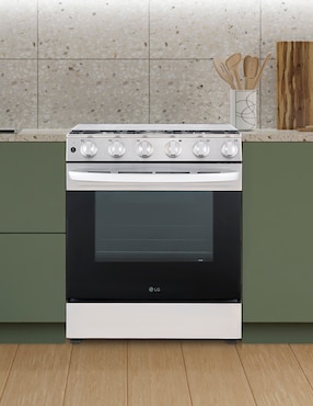 Estufa empotrable a gas LP Lg 75.8 cm LGRL5840S de 5 quemadores